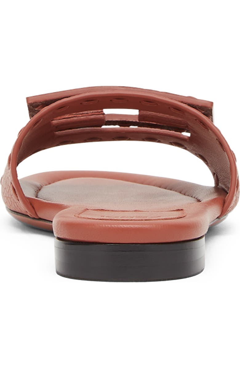 Fendi Signature Slide Sandal, Alternate, color, Sienna/ Sienna Sienna