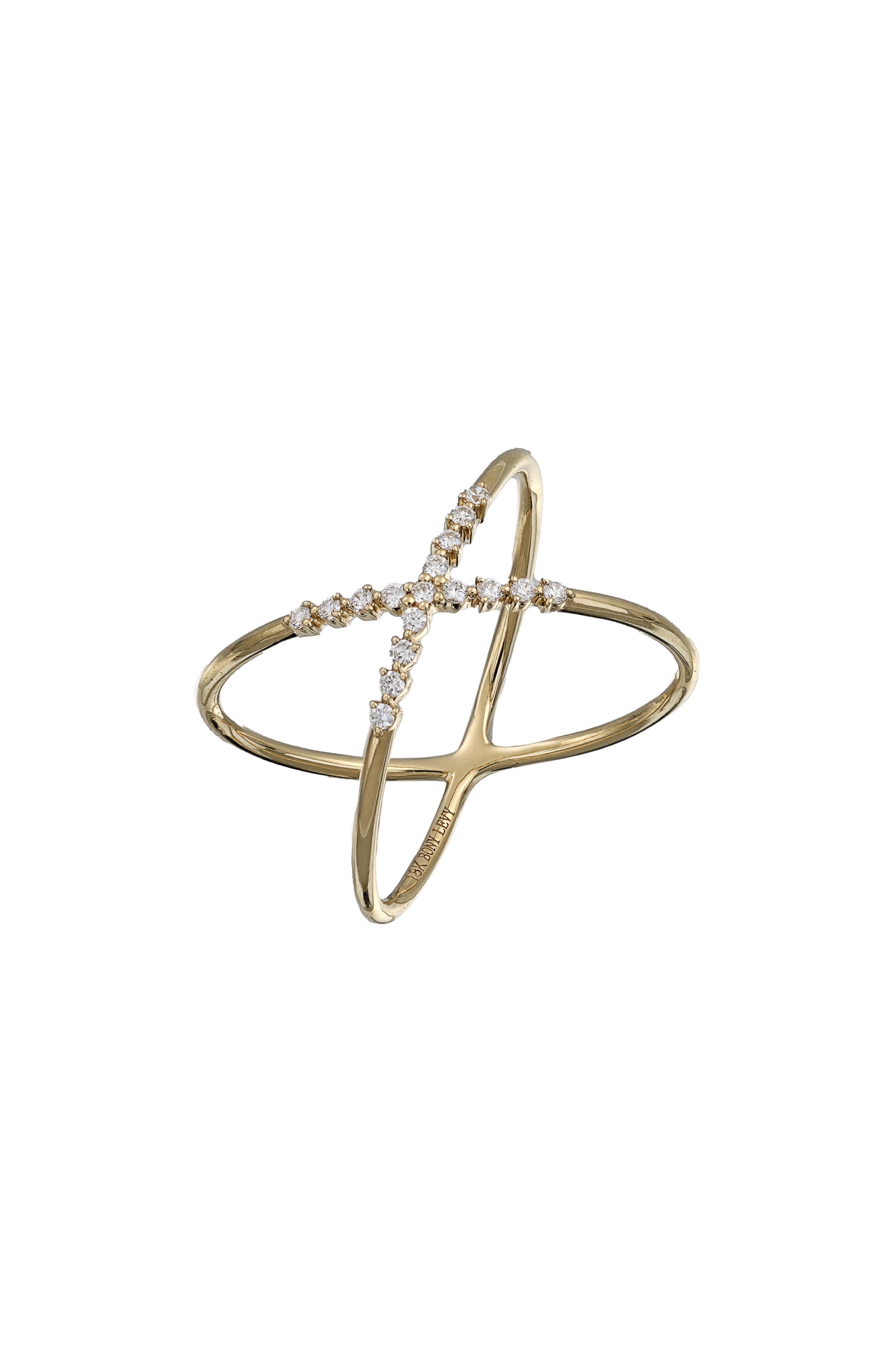 Bony Levy Audrey Trend Crossover Diamond Ring
