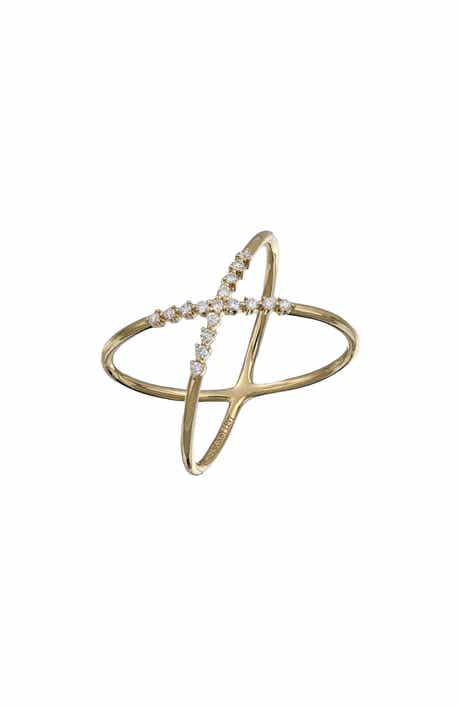 Bony Levy Audrey Trend Crossover Diamond Ring