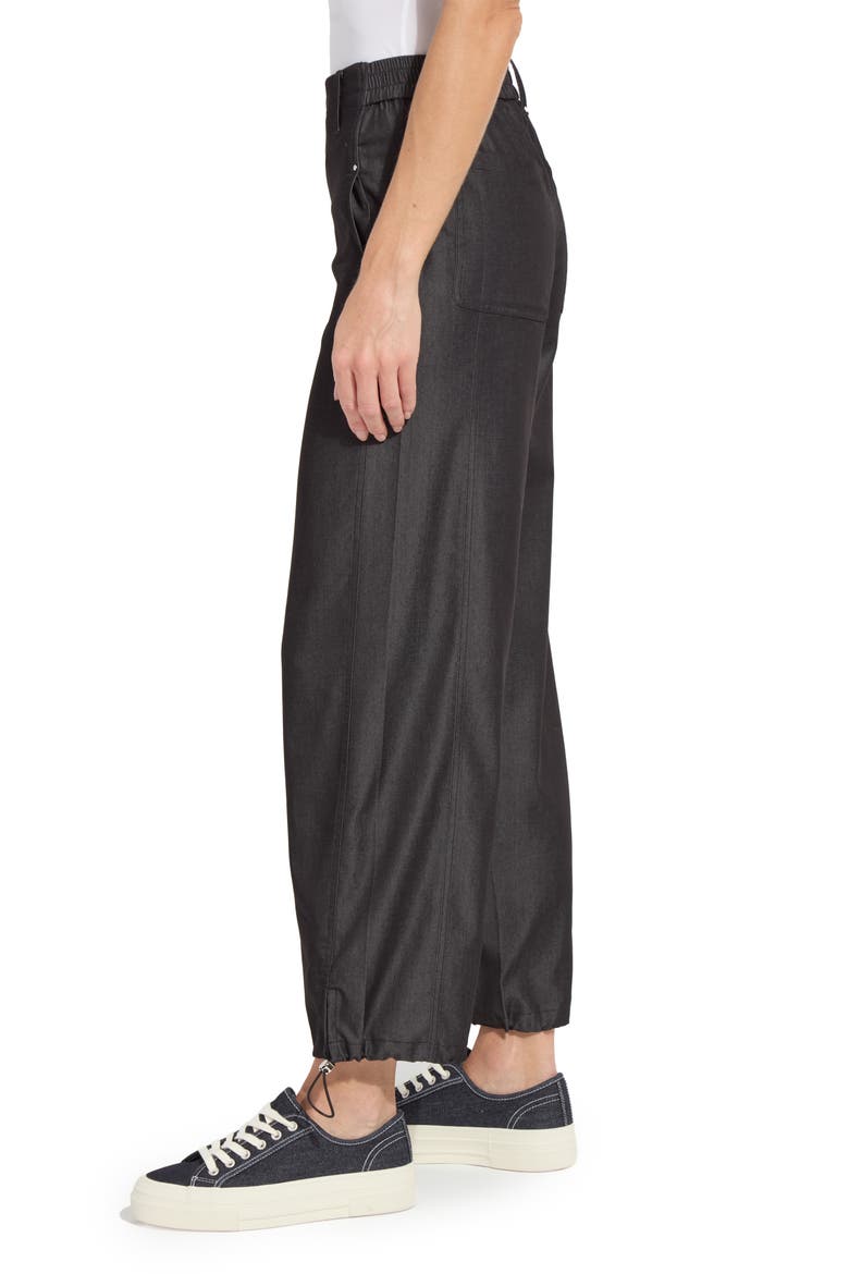 Stevie Tailored Joggers, Alternate, color, BLACK