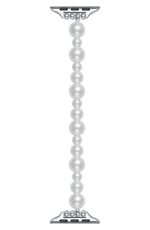 Maeve 38mm Imitation Pearl Apple Watch® Bracelet Watchband, 42mm