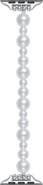 Posh Tech Maeve 38mm Imitation Pearl Apple Watch® Bracelet Watchband, 42mm
