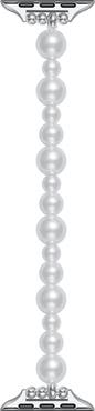 Posh Tech Maeve 38mm Imitation Pearl Apple Watch® Bracelet Watchband, 42mm