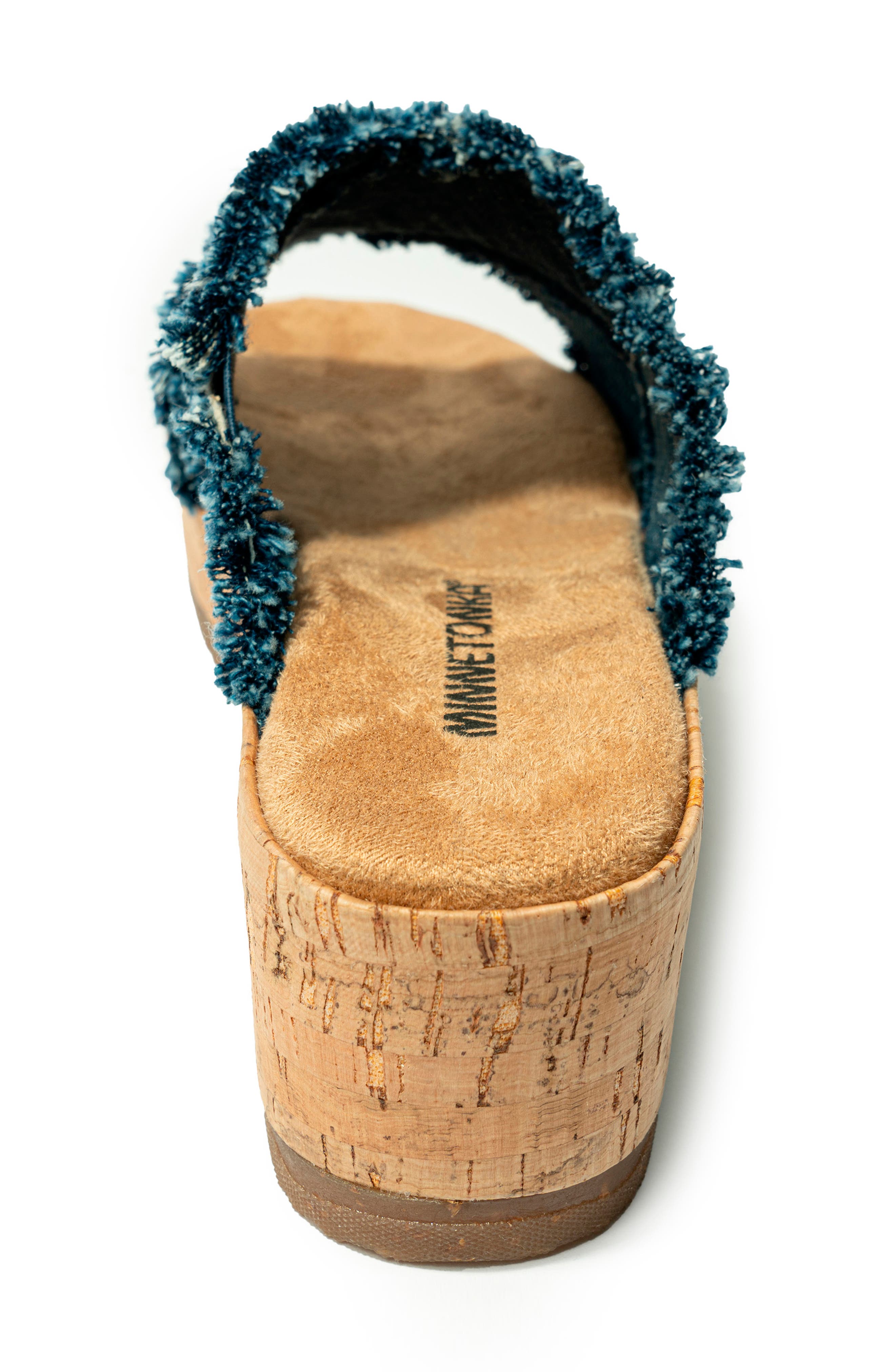 Minnetonka Posey Wedge Sandal, Alternate, color, 