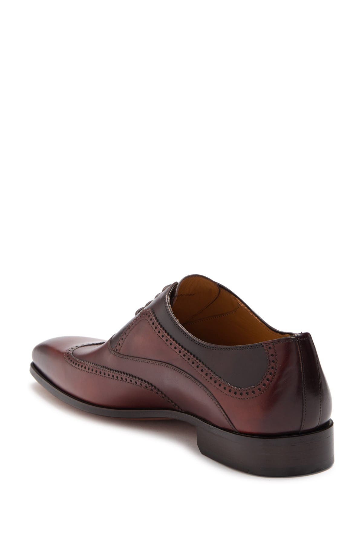 Magnanni Ezell Leather Wingtip Oxford, Alternate, color, 