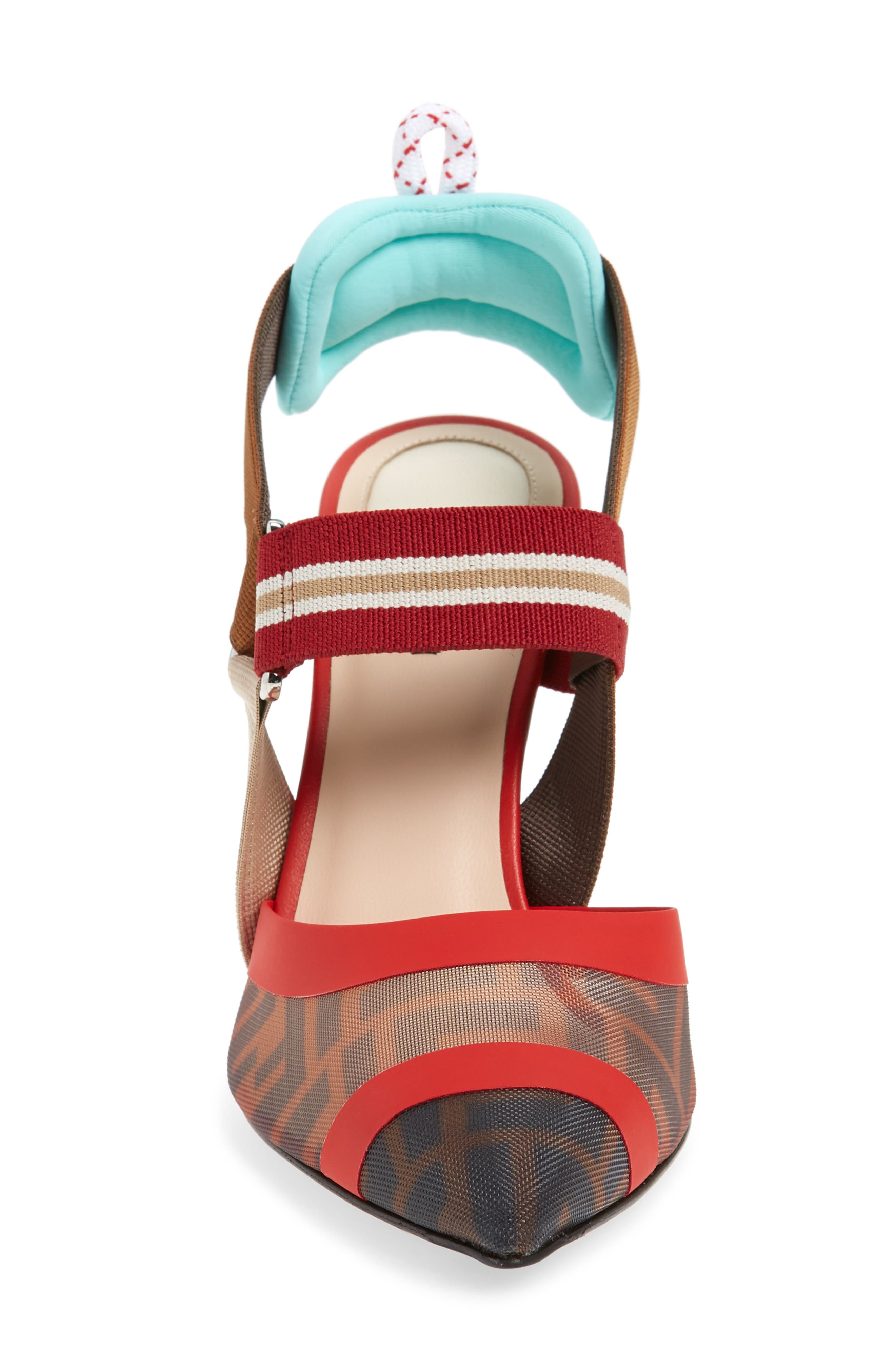 Fendi Colibri Slingback Pump, Alternate, color, 