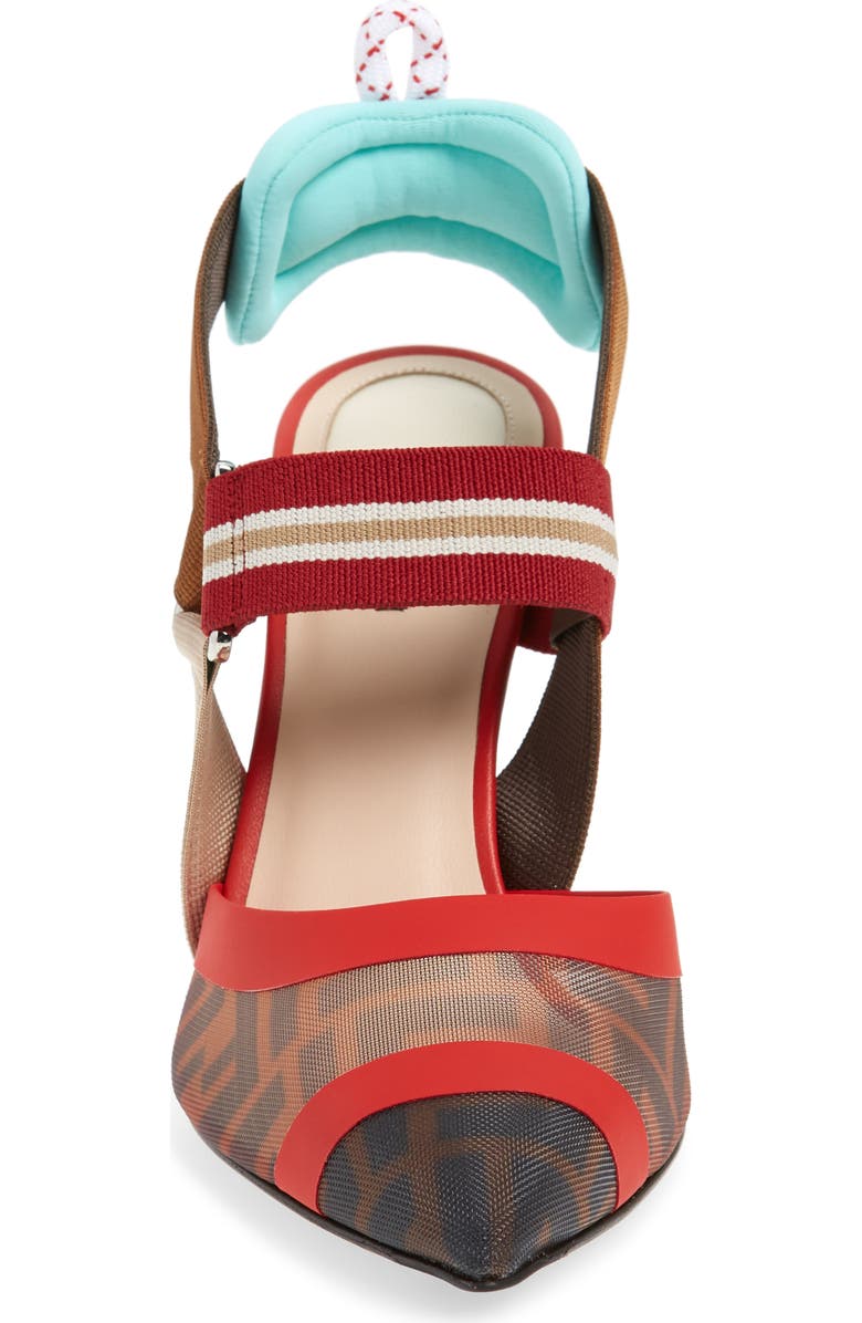 Fendi Colibri Slingback Pump, Alternate, color,