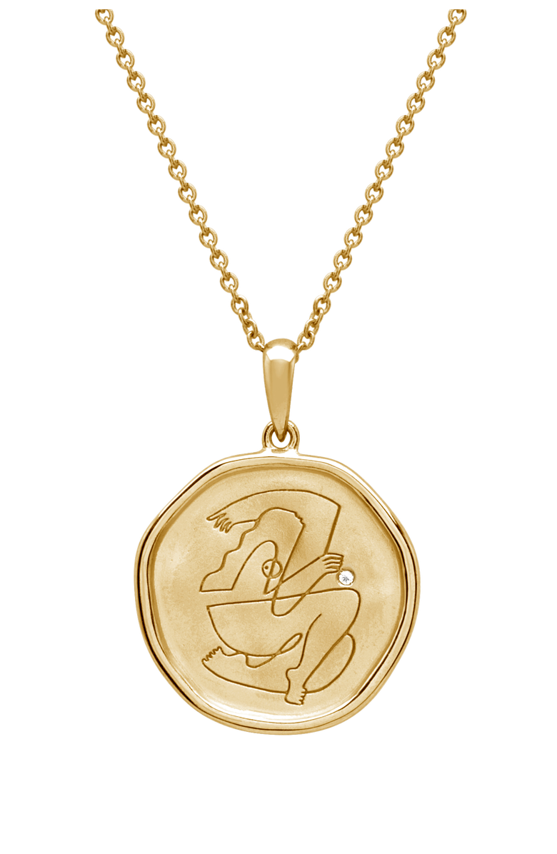 Murkani Empowerment Necklace, Main, color, Yellow Gold
