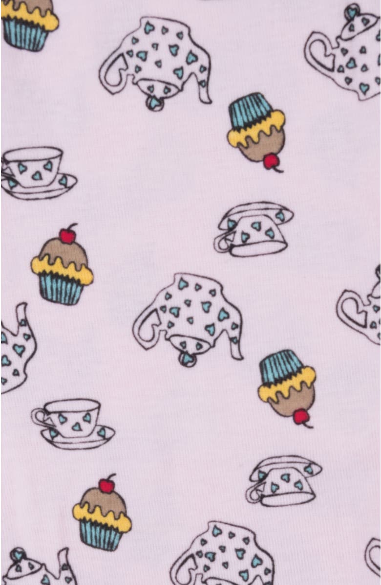 Leveret Girls Matching Doll Printed Cotton Pajamas, Fantasy & Character Prints, Alternate, color, Tea Set