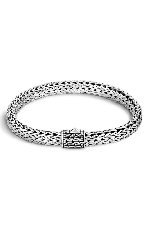 Icon Bracelet, Sterling Silver, 6.5mm