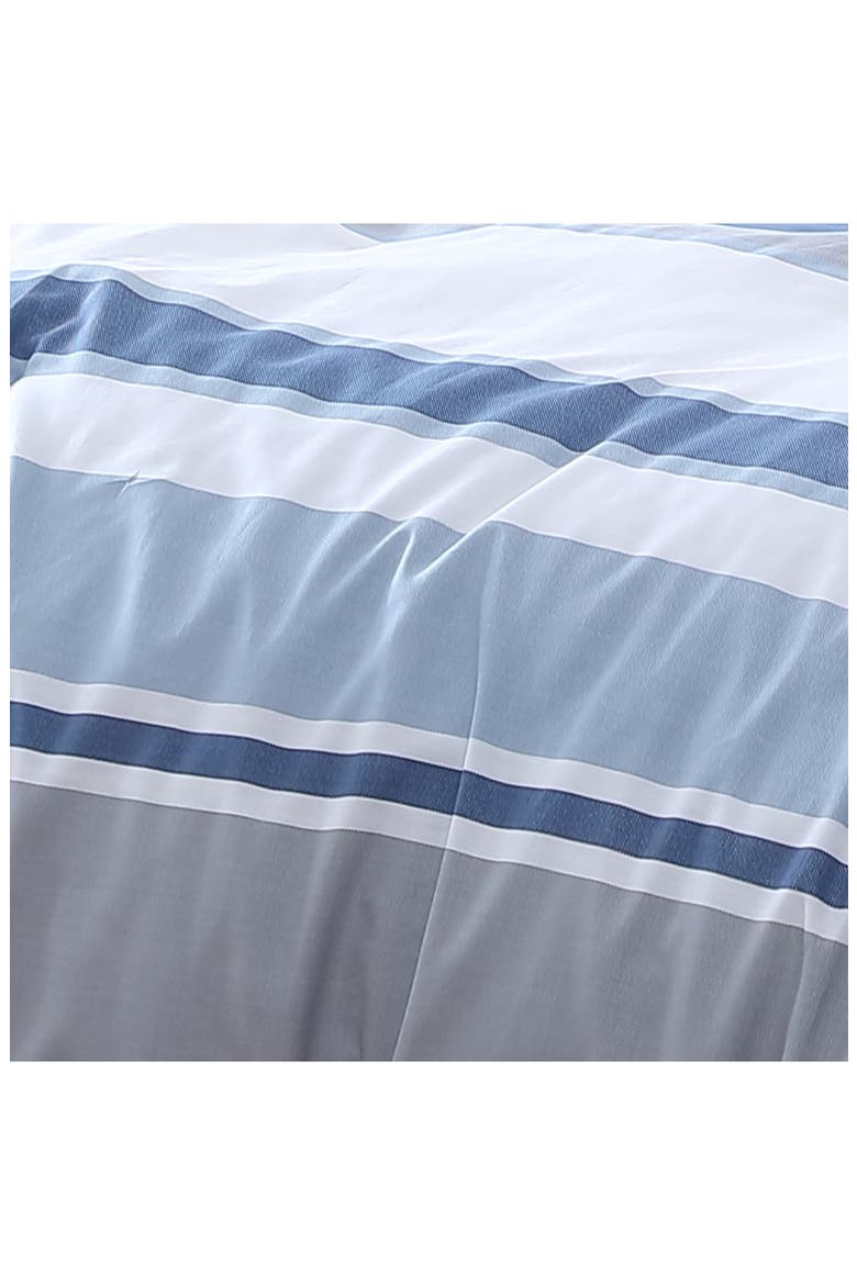 Trimmer Cotton Comforter Set, Alternate, color, DARK BLUE