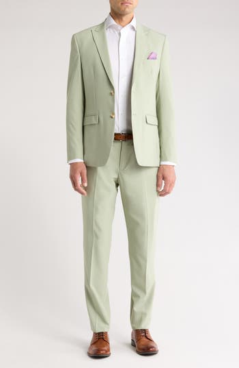 Gino Vitale 2-piece Suit In Light Sage