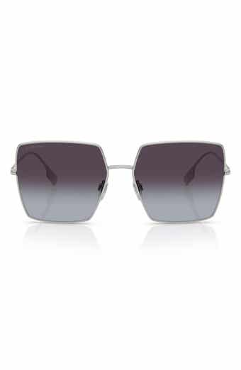 58mm Gradient Square Sunglasses