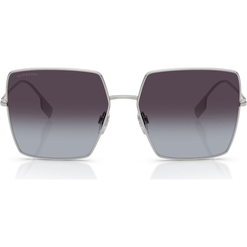Burberry 58mm Gradient Square Sunglasses In Multi