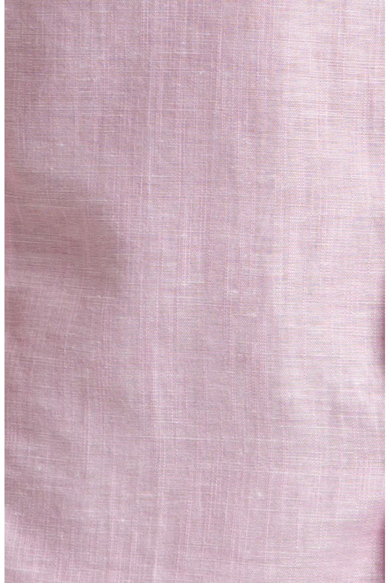 'Linstro' Linen & Cotton Sport Shirt, Alternate, color, PINK