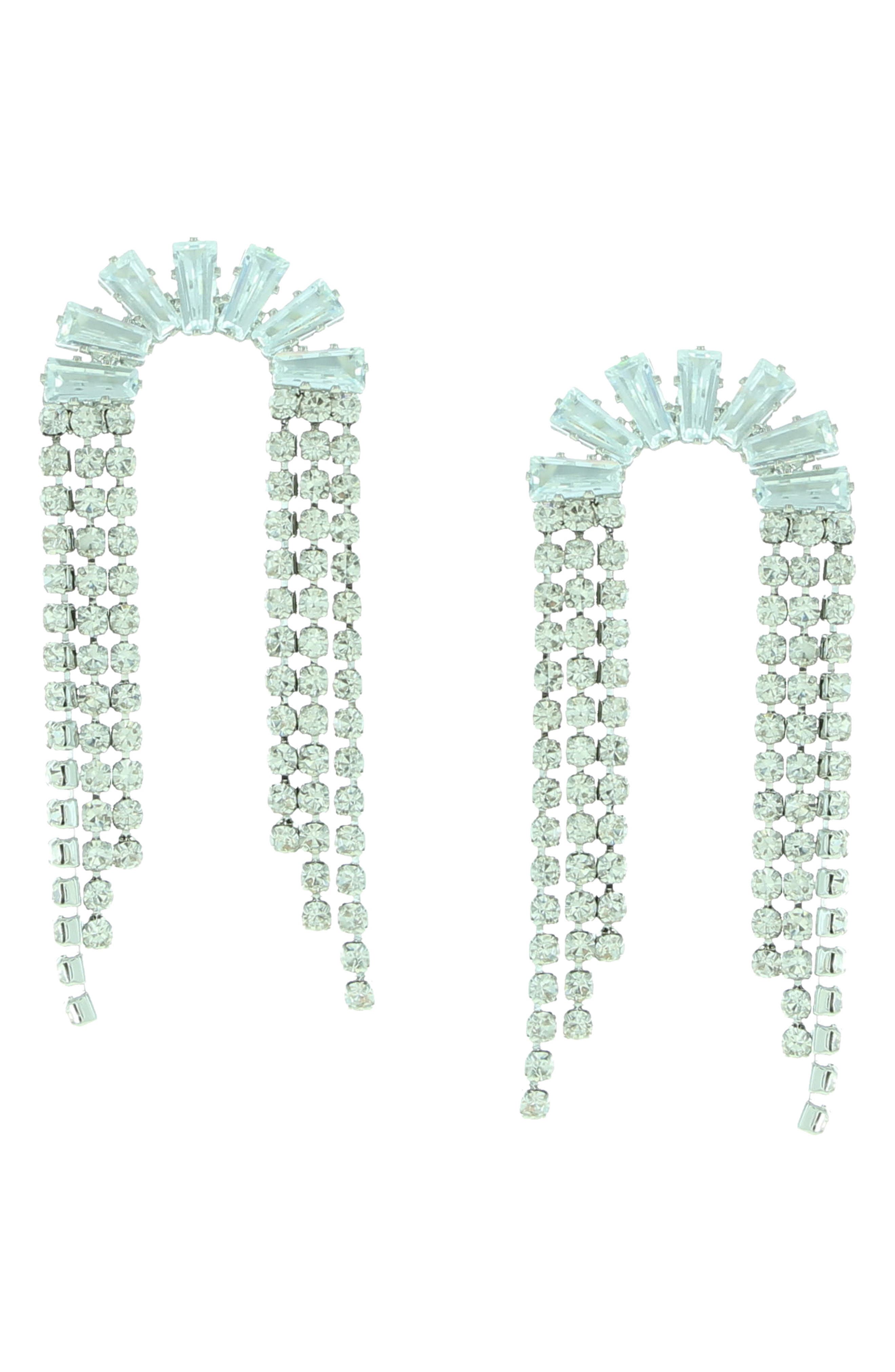 OLIVIA WELLES Emelia Crystal Drop Earrings