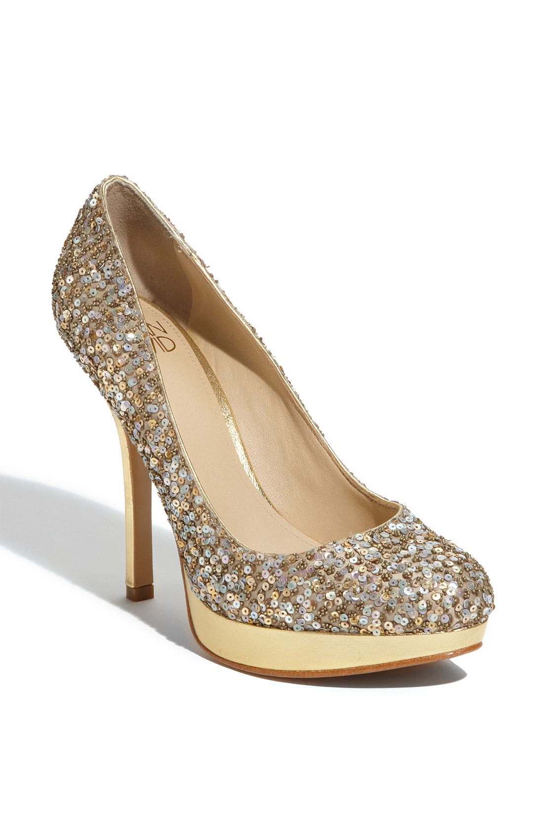 'Flipp' Sequin Pump, Main, color, FANTASY GOLD