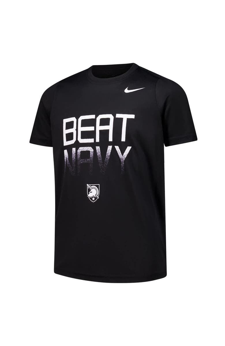 Nike Youth Nike Black Army Black Knights 2024 Rivalry Collection Beat Navy Legend Performance T-Shirt, Alternate, color, 