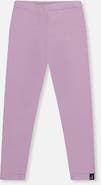 Deux par Deux Rib Vertical Texture Elastic Waist Leggings