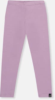 Deux par Deux Rib Vertical Texture Elastic Waist Leggings