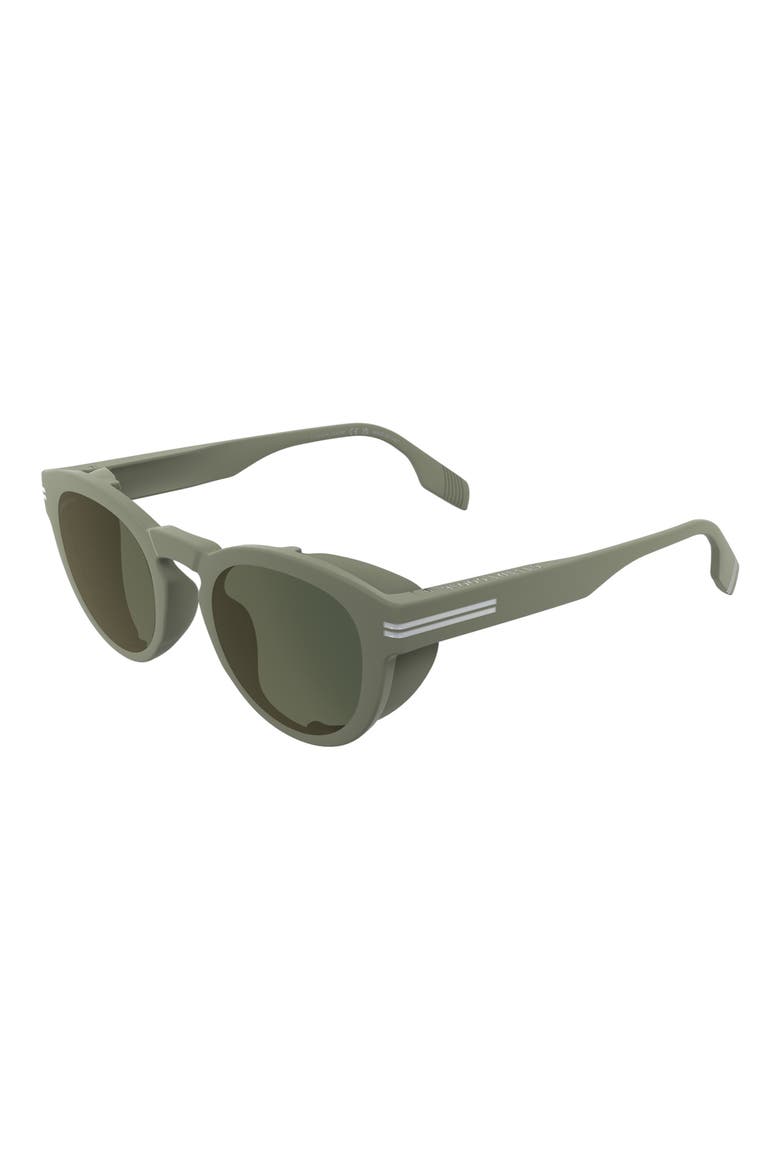 51mm Polarized Oval Sunglasses, Alternate, color, MATTE SAND