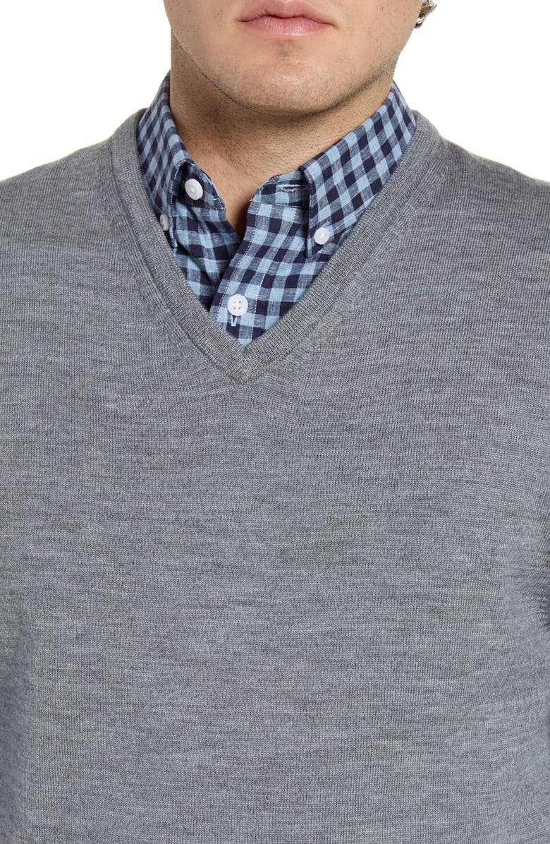 NORDSTROM MEN'S SHOP Merino Wool Sweater Vest, Alternate, color,