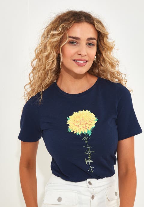Stretch Cotton Graphic Tee (Plus)