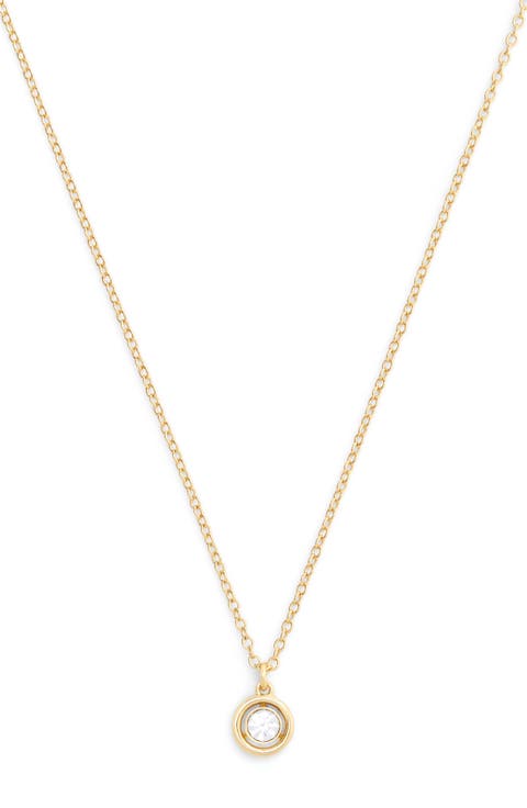 Halo Heart Short Pendant Necklace