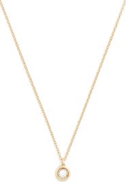 COACH Halo Heart Short Pendant Necklace