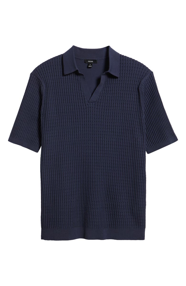 Reiss Merit Cotton Blend Polo, Alternate, color, Dark Airforce Blue