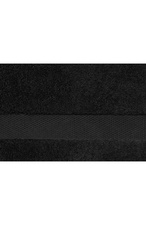 Sferra Bello Nuovo Combed Cotton Bath Towel In Black