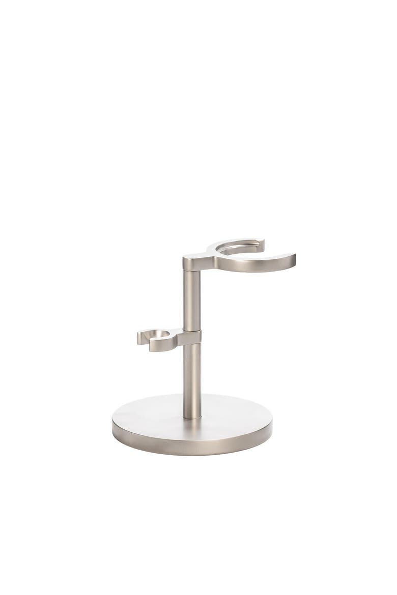 Rocca Series Matte Stainless Steel Shaving Set Stand, Main, color, Steel