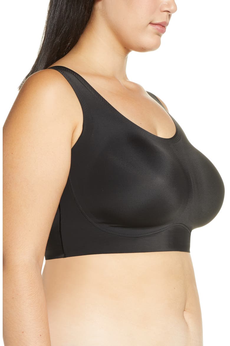 True & Co. True Body Lift + Scoop Neck Wireless Bra, Alternate, color, BLACK