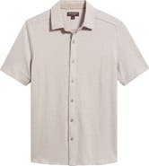 Johnston & Murphy Bennett Gingham Short Sleeve Button-Up Shirt