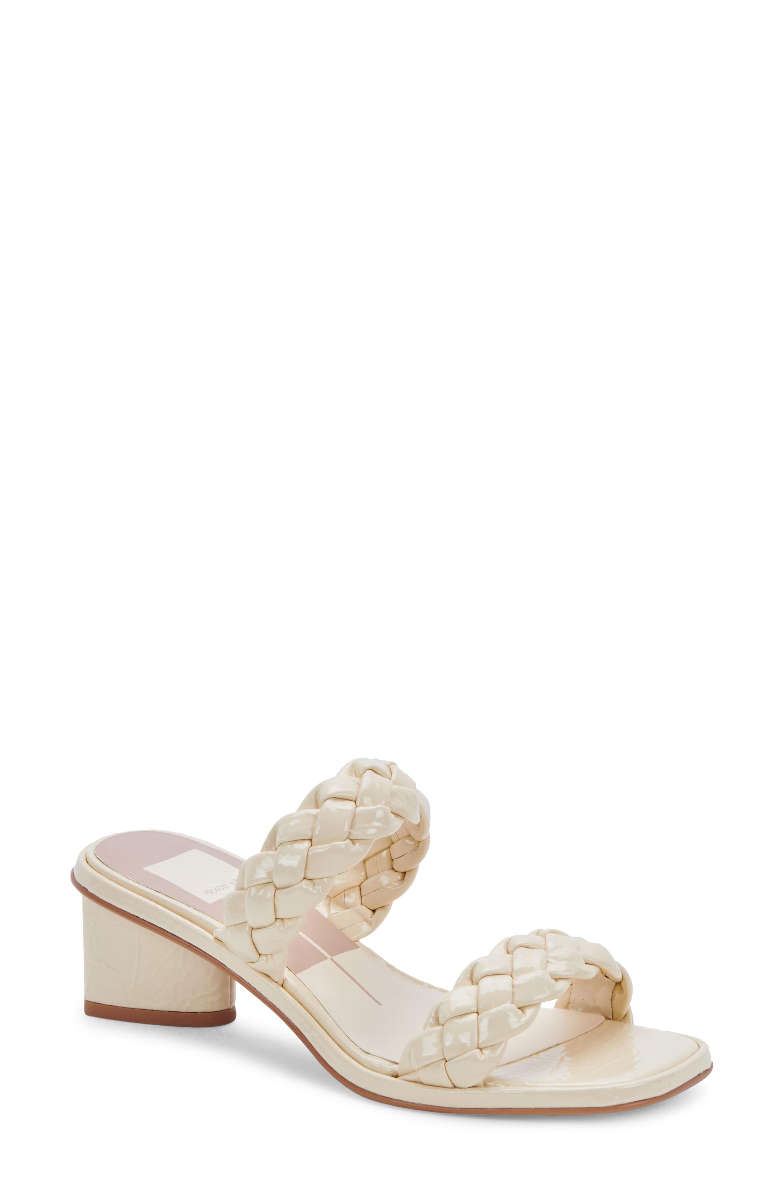 Ronin Slide Sandal, Main, color, BONE PATENT STELLA