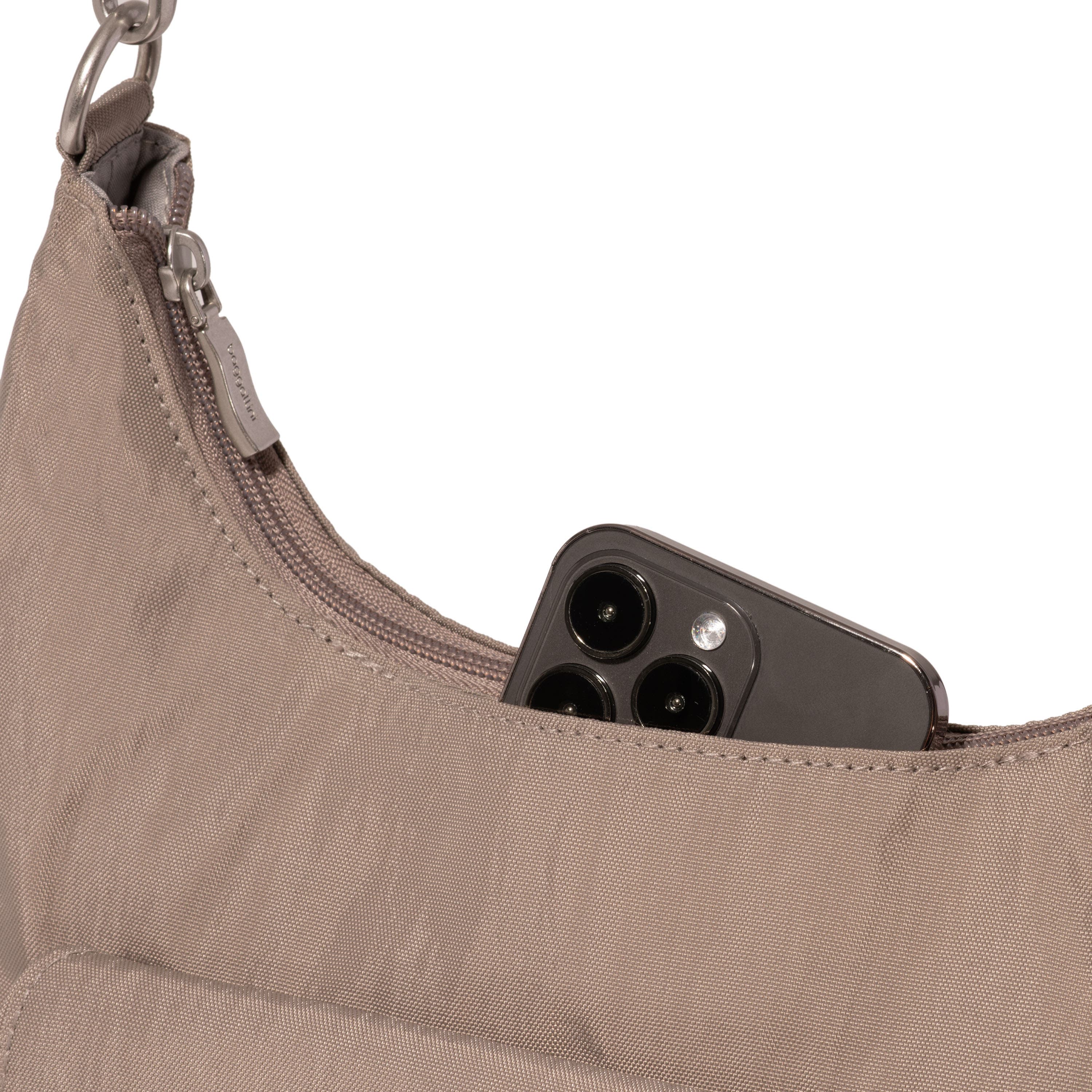 Coastal Flip Lock Half Moon Bag, Alternate, color, Moonrock