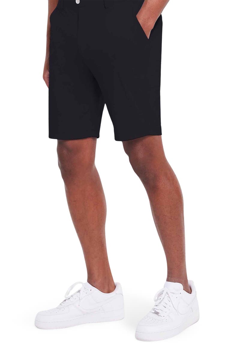 Hanover Pull-On Shorts, Alternate, color, TUXEDO