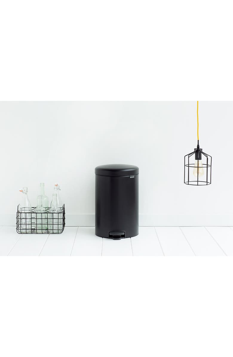 Brabantia Newicon Step Can 5.3-Gallon Trash Can, Alternate, color,