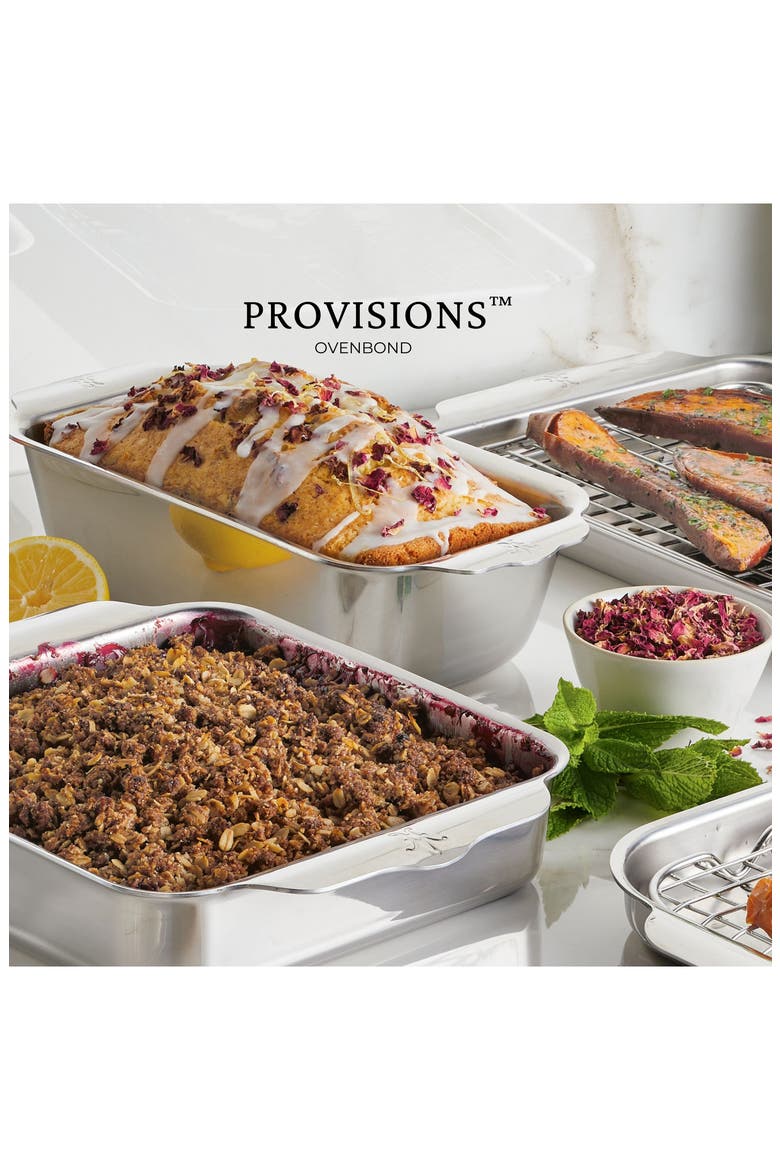 OvenBond Tri-Ply Clad 9" x 5" Loaf Pan, Alternate, color, SILVER