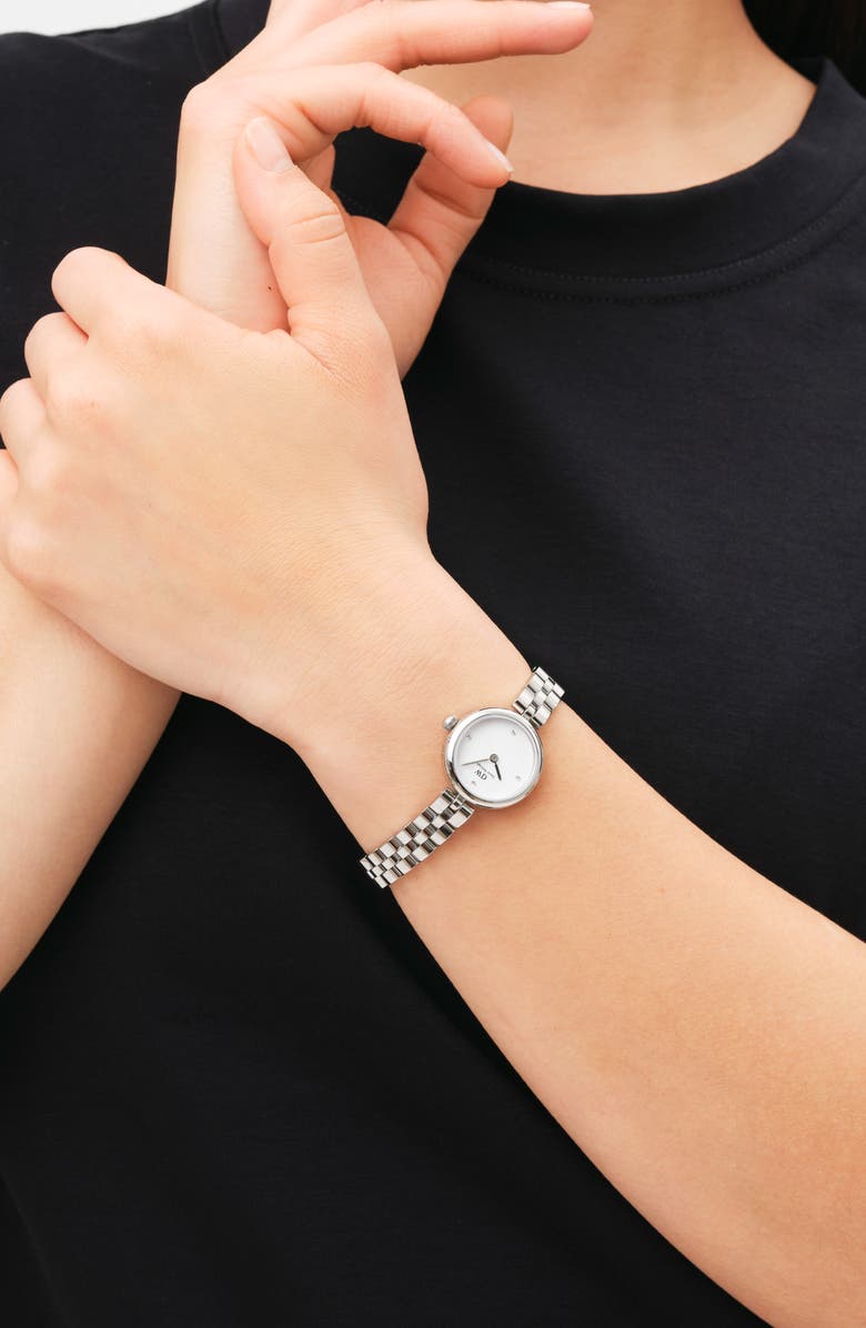 Daniel Wellington Elan Bracelet Strap Watch, 22mm, Alternate, color, Silver