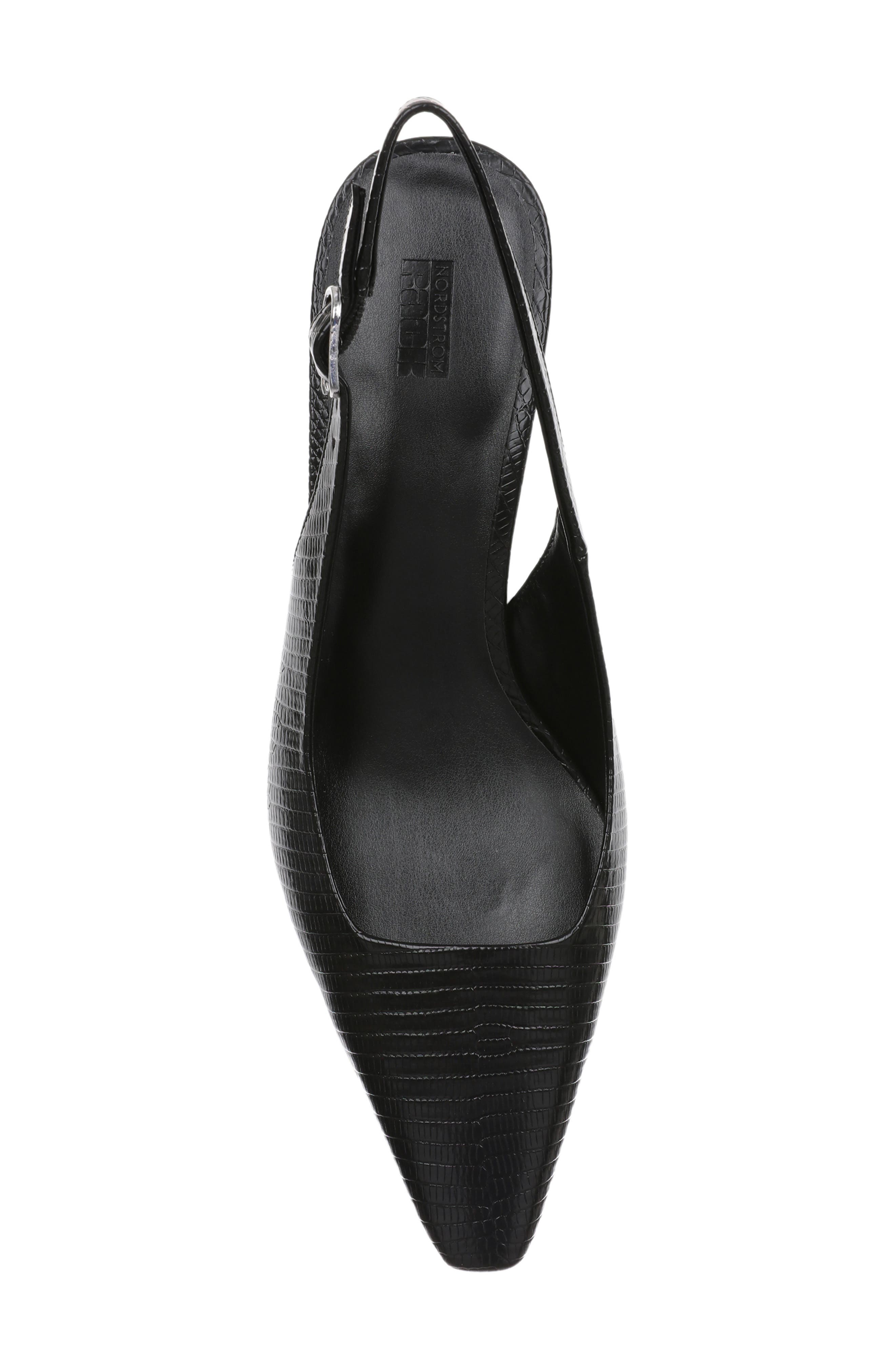 NORDSTROM RACK Gwen Pump, Alternate, color, Black Lizard