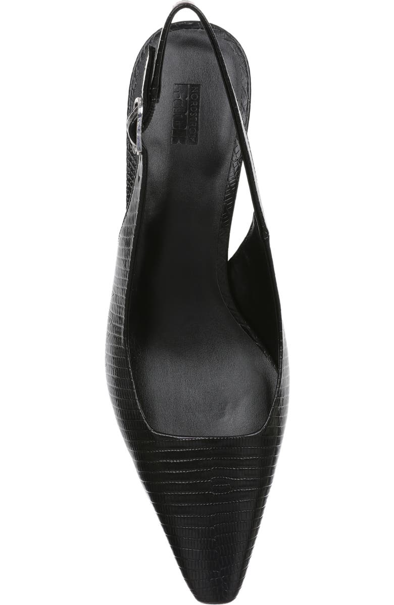 NORDSTROM RACK Gwen Pump, Alternate, color, Black Lizard
