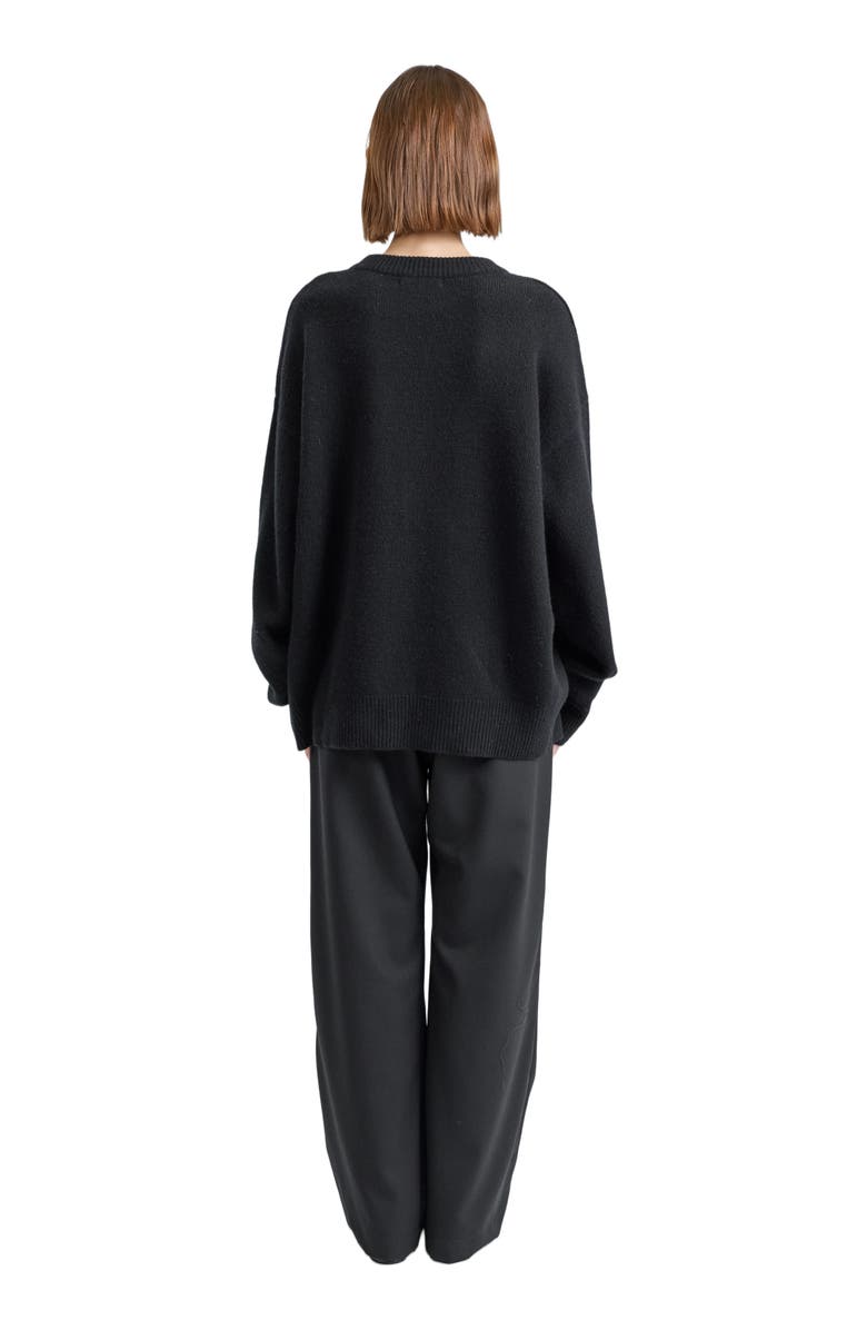 Almina Concept Wool Pants, Alternate, color, Black