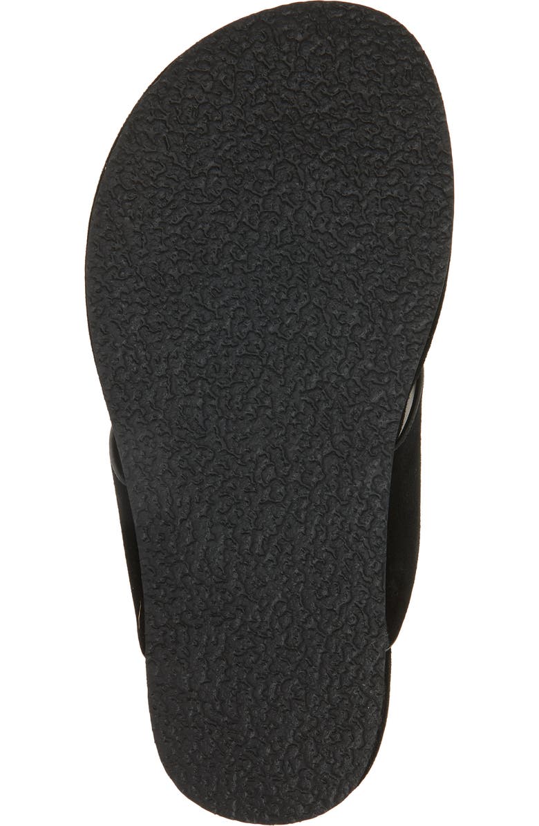 Jeffrey Campbell Relaxer Platform Thong Sandal, Alternate, color, Black Suede Black