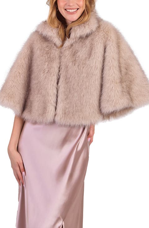Faux Fur Capelet