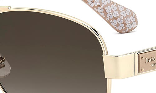 Kate Spade New York Dalia 58mm Gradient Pilot Sunglasses