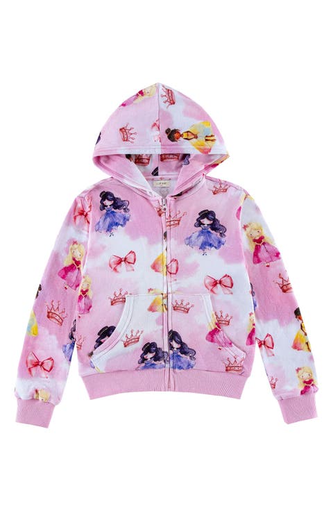 Kids' Flying Unicorn Zip Hoodie