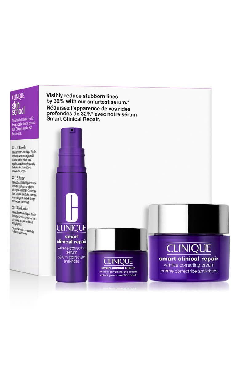 Clinique Skin School Smooth & Renew Lab Kit USD $61 Value, Main, color,
