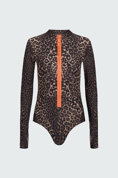 Watskin Harper Bodysuit In Brown