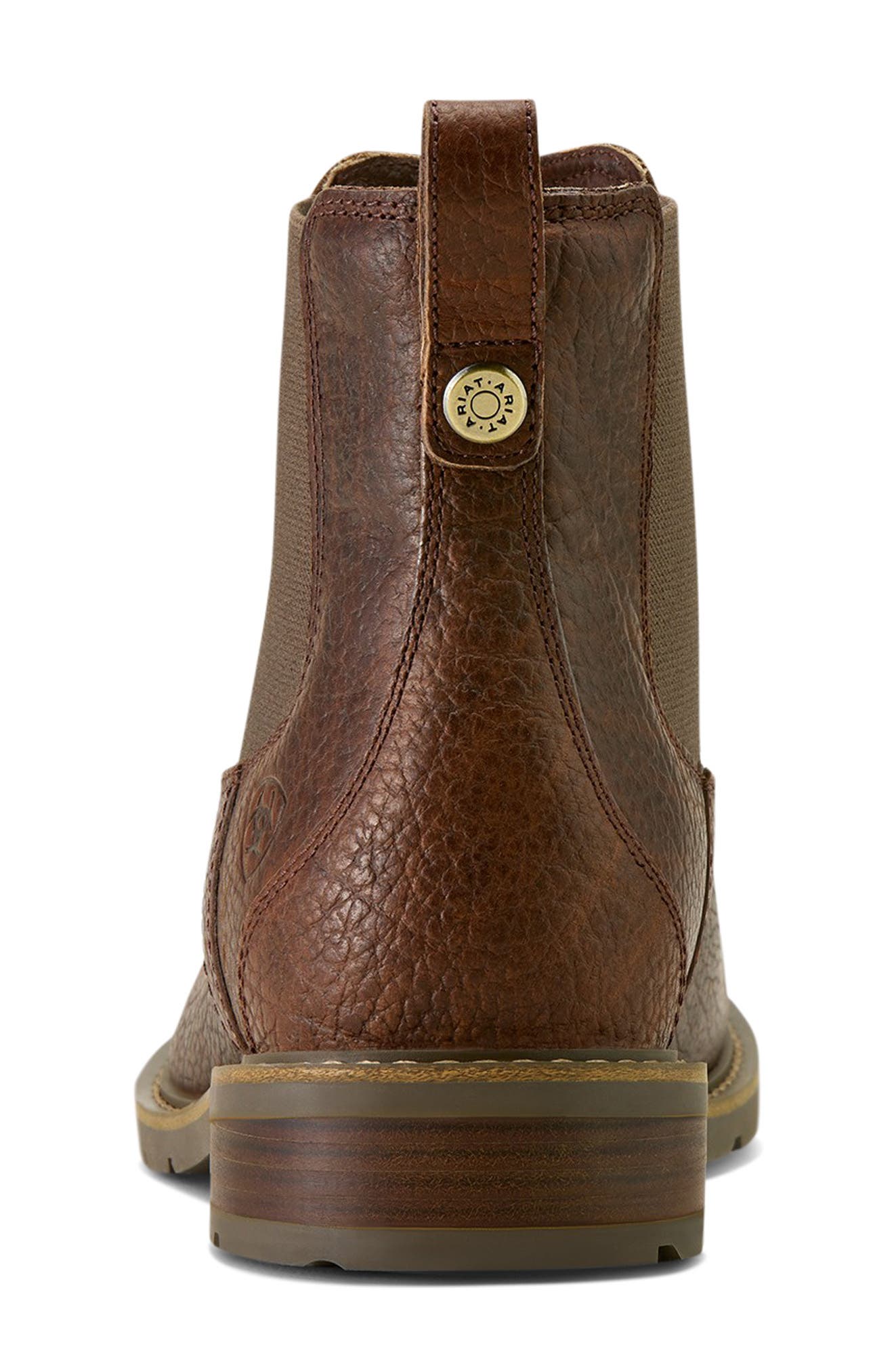 Ariat Wexford Waterproof Chelsea Boot, Alternate, color, Brown